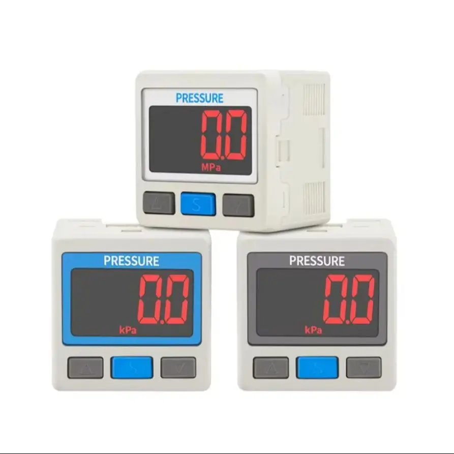 Pression positive et négative ISE30A ZSE30A pneumatique de manomètre de haute précision de commutateur de pression d'affichage numérique de vide