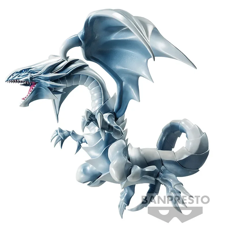 In Stock Bandai BANPRESTO Yu-Gi-Oh Blue-Eyes White Dragon Red-Eyes Black Dragon Anime Action Figure Toy Gift Model Collection