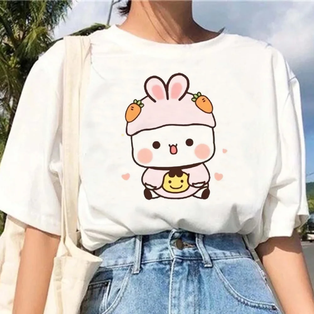 Bubu And Dudu tshirt women manga Y2K anime top female 2000s clothes