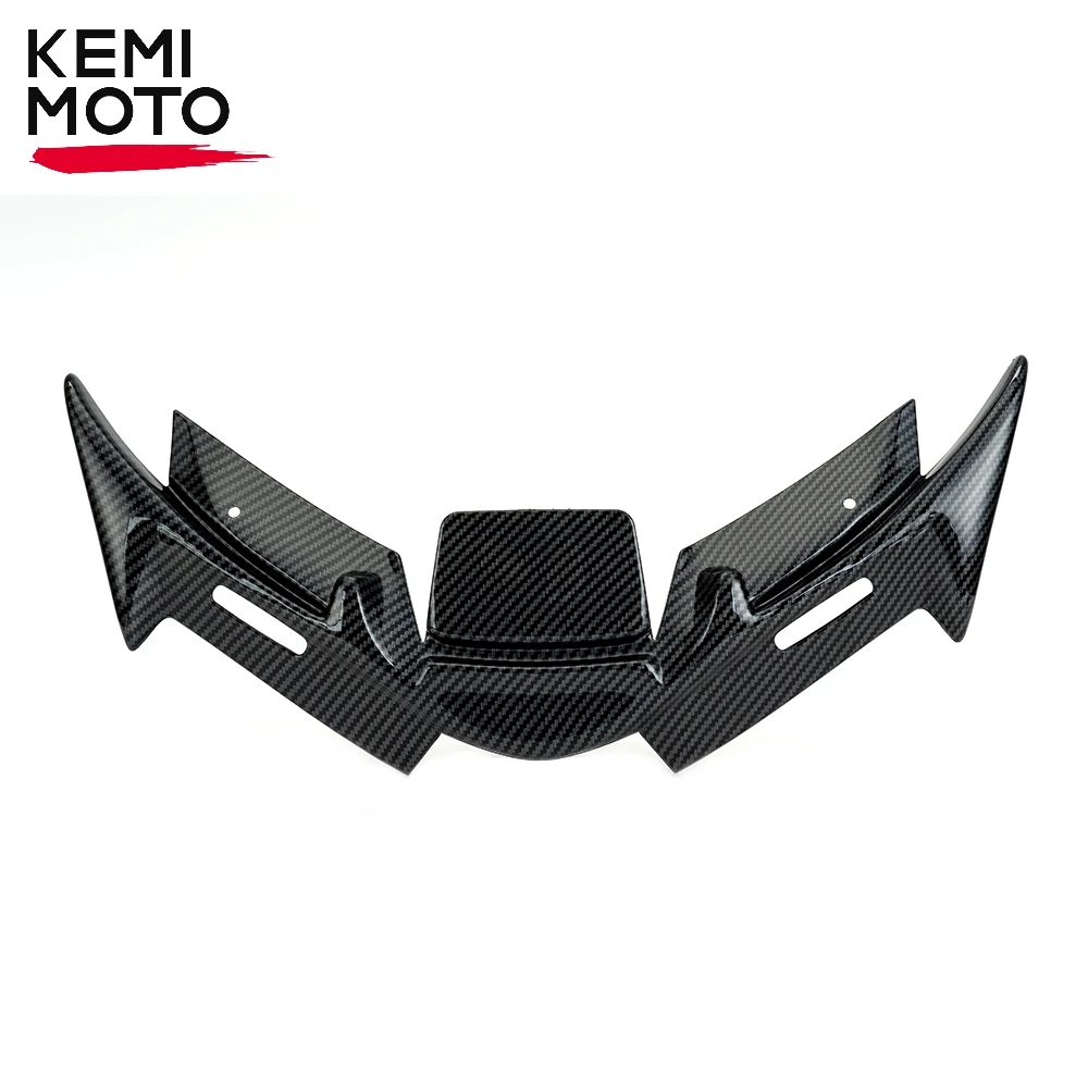 Motorcycle Winglet For Yamaha R15 V4 2022 2023 Front Panel Winglet Fairing Wing Cover Accessories Carbon Fiber Cover Trim