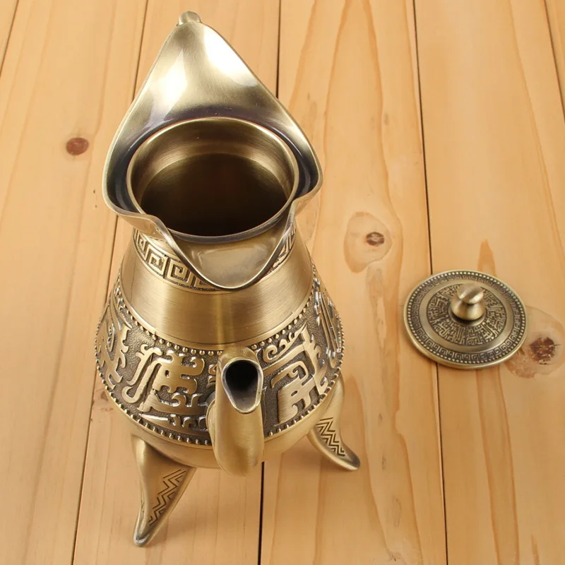 Retro, high end wine sets, bronze wine jugs for home use, wedding  sets