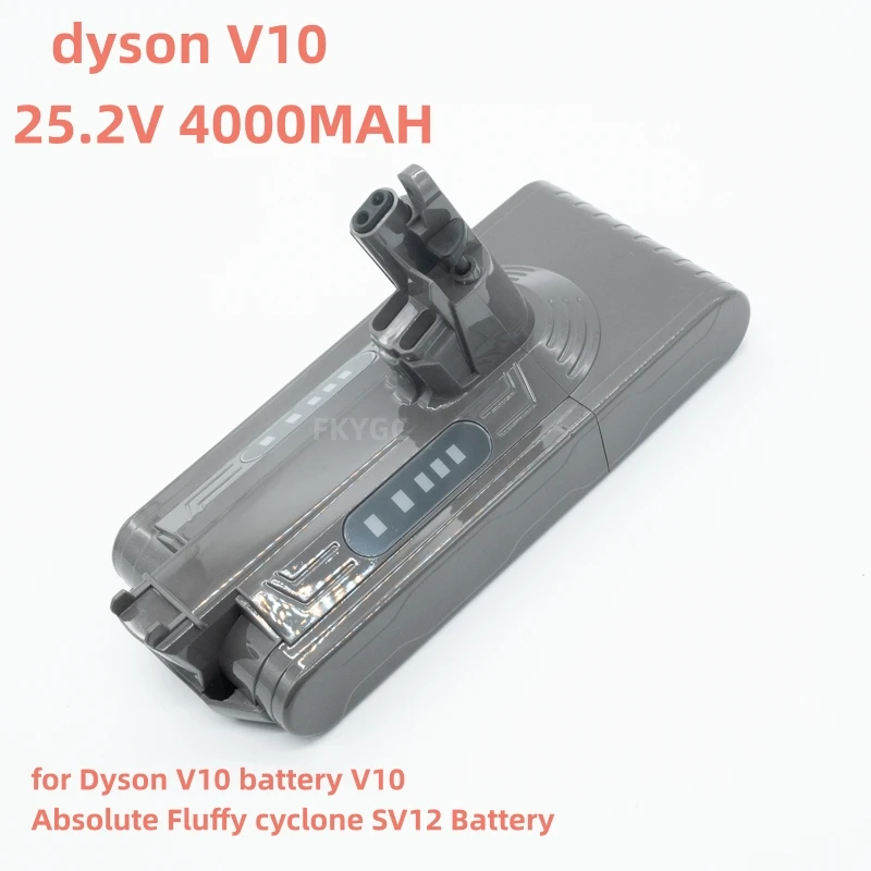 New V10 25.2V 4000MAH Floor Sweeper Battery for Dyson V10 battery V10 Absolute Fluffy cyclone SV12 Battery