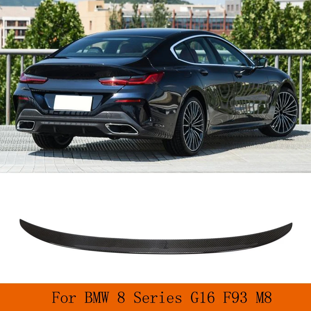 

Car Rear Trunk Spoiler for BMW 8 Series G16 840i M850i F93 M8 Gran Coupe 2019 - 2022 Rear Spoiler Boot Lid Dry Carbon Wing Lip