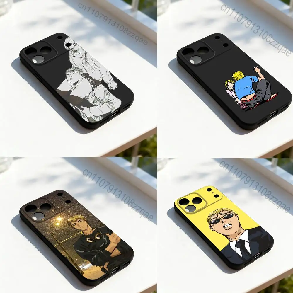 Great Teacher Onizuka GTO-O Phone Case Silicone Black Soft For iPhone 17,16,15,14,13,12,11,Pro,Max,Plus,E,SE4,Air,Mini