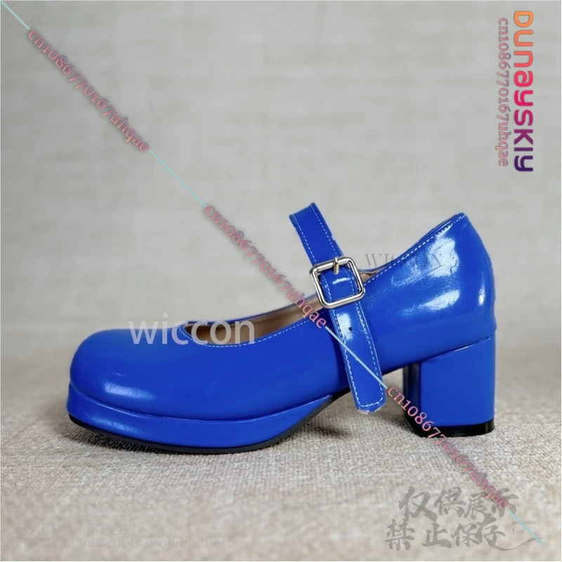 アニメメタゲーム MiSide コスプレ Mita 衣装 Мита 衣装女性の女の子ショートヒールメアリージェーンズの靴ファッションハロウィンカスタマイズ