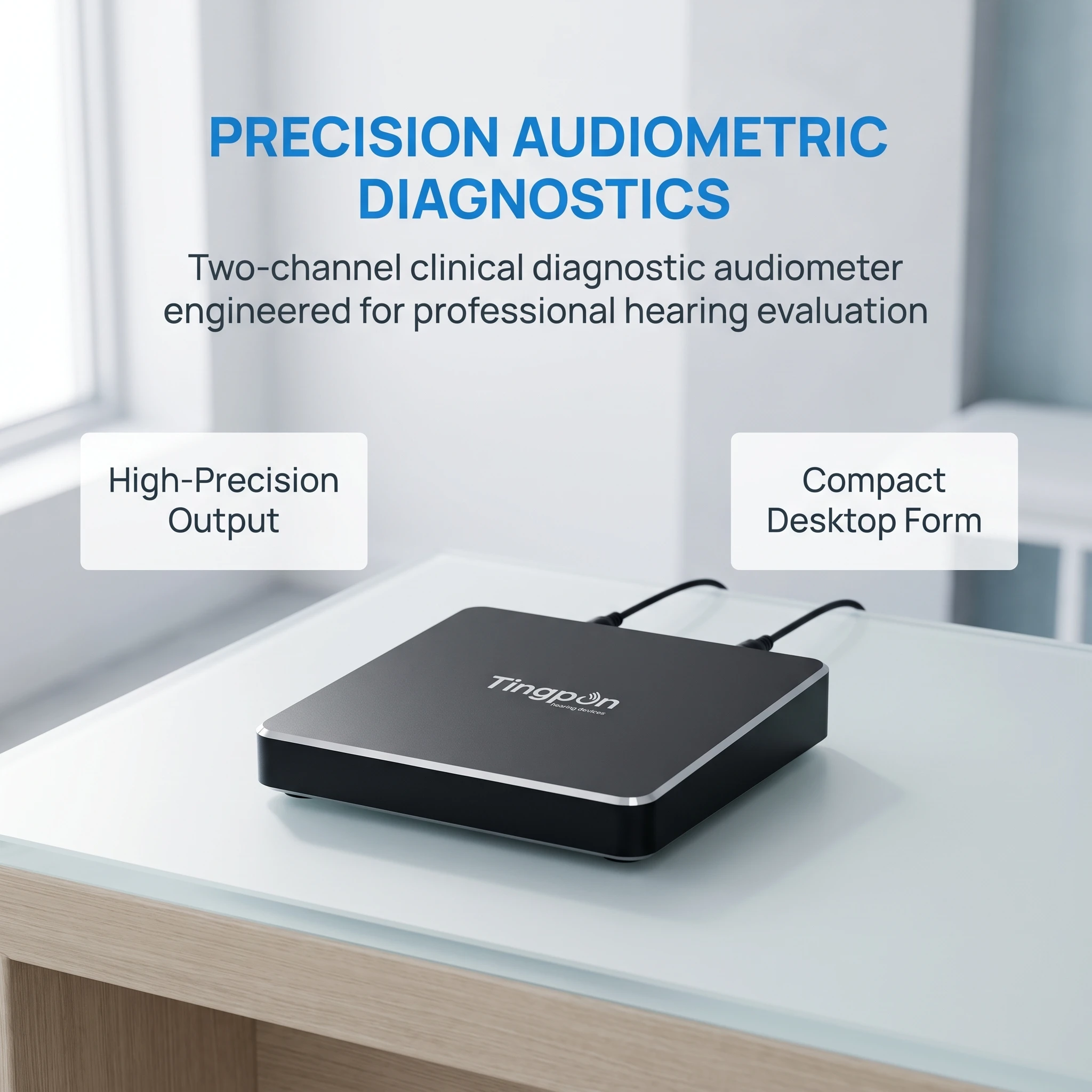 AX200 Audiometer Professional Hearing Test Diagnostic Device For Hospital ENT Clinic Medical Ear Examination Equipment Wholesale