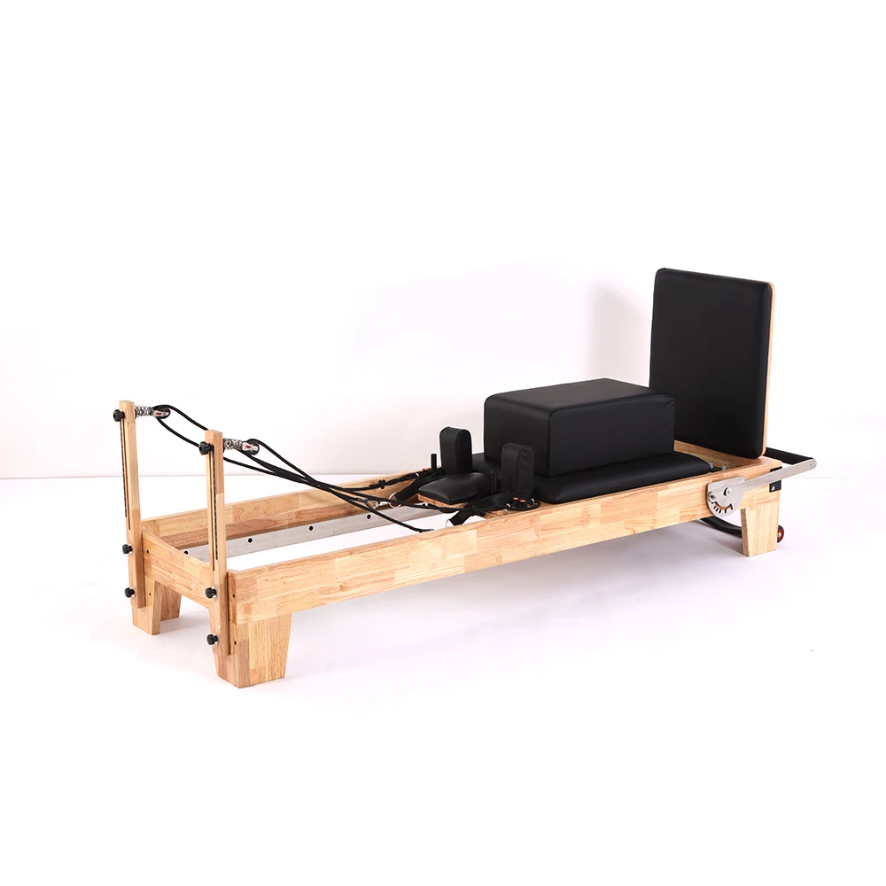 Durable Telescopic Strong Spring Professional Fitness Core Bed  High Quality Oak Wood Suitable for Pilates Rehabilitation