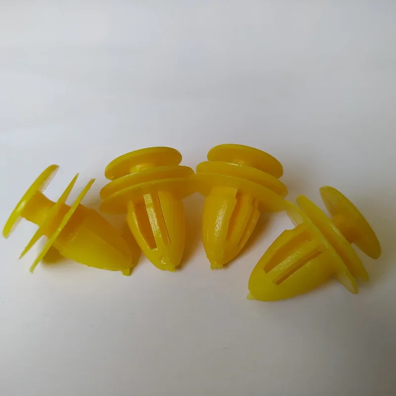 50pcs Yellow Plastic Rivet Car Door Trim Panel Clips For Volvo S40 S60 S80 Xc90 C30 C70 V40 V50 V60 Cross Country V70 Xc60 Xc70