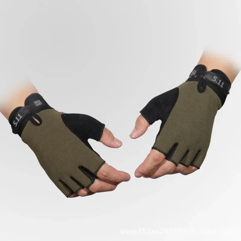 Anti-Slip Gloves Men Half Finger Full Finger Fishing Hunting Cycling Gloves Outdoor Tactical Sport Equipment Camping Gloves