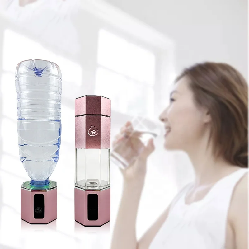 Electric Water Filter Usb Rechargeable Hydrogen Water Bottle Portable BPA Free 3000-5000ppb Hydrogen Water Bottle