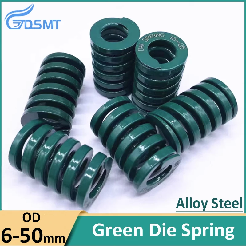 Heavy Load Green Mould Die Spring Spiral Stamping Compression Springs Outer Diameter 6-50mm Inner Diameter 3-25mm