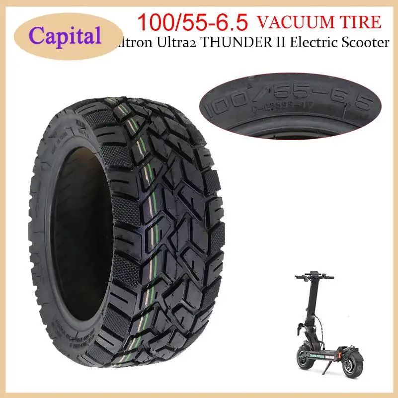 

Electric Scooter 100/55-6.5 Thickened Vacuum Tire for Kaabo Wolf King GTR Dualtron Ultra2 THUNDER II Tubeless Tyres