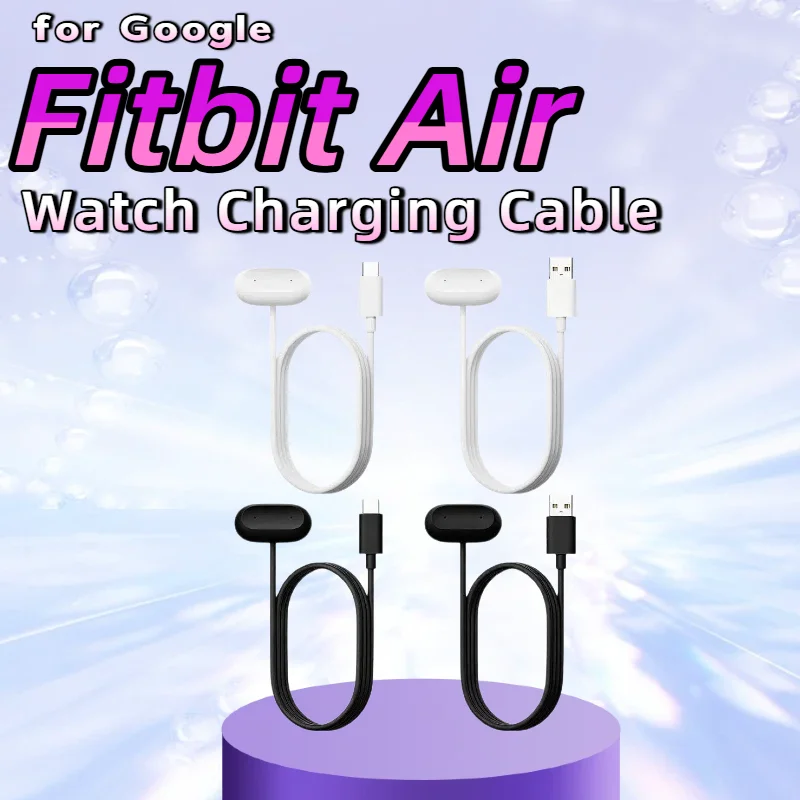 for Google Fitbit Air Smart Watch Charging Cable Replacement Charger Cord Fast Charging Dock Power Adapter Accessories