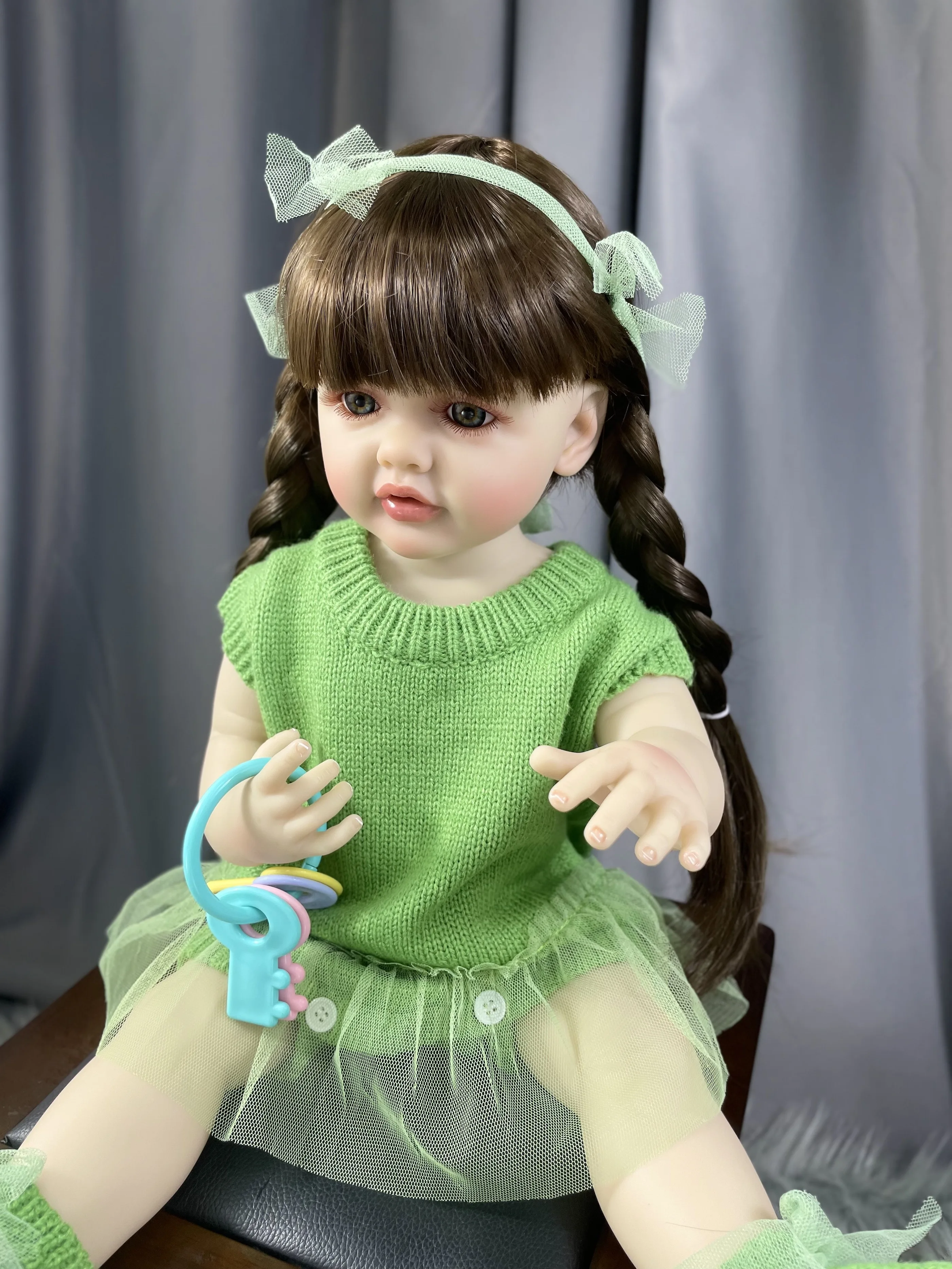 MRB 55CM Full Body Betty Soft silicone Vinyl Reborn Toddler Girl Pretty Princess lifelike Baby Doll Christmas Gift for Child