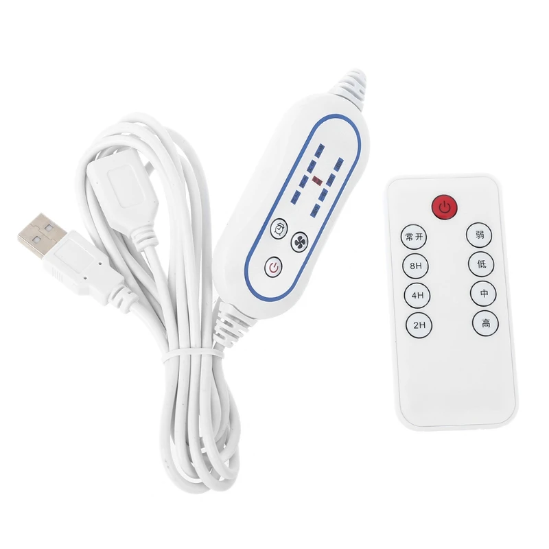 Universal Remote Control 4 Speed Adjustable Remote with 2-8 Hour Timing Function