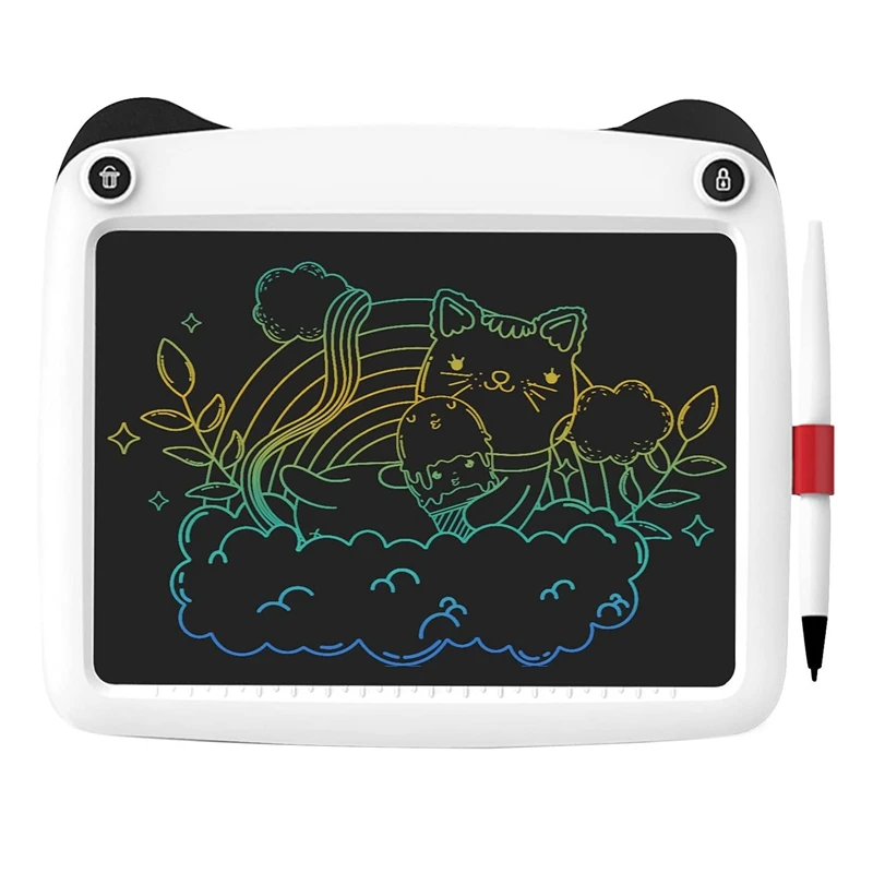 

9-Inch Drawing Board Lcd Writing Board Erasable And Reusable Notepad Graffiti Board Color Screen Children's Gifts