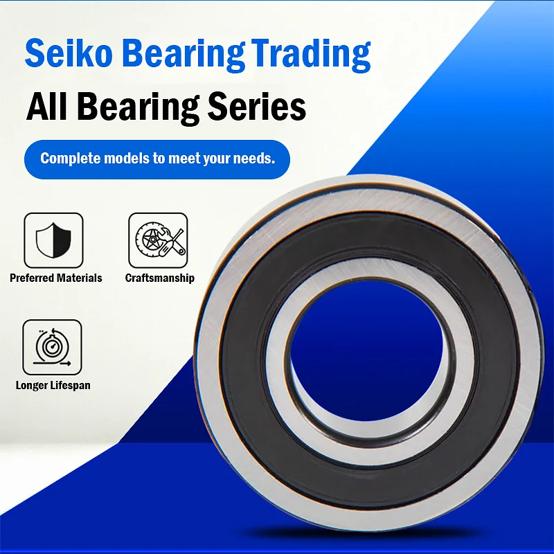 Rodamientos de bolas, diámetro de 1/2 pulgada, 1-1/8 "OD, sellos de goma duales, funcionamiento de poco ruido para herramientas eléctricas, bicicletas, electrodomésticos, maquinaria pequeña