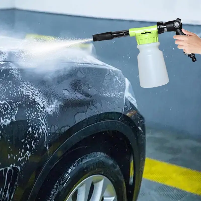 Car Wash Foaming Blaster High Pressure Large Capacity 2 Modes Foam Sprayer Watering Transparent Soap Sprayer Vehicle Maintenance