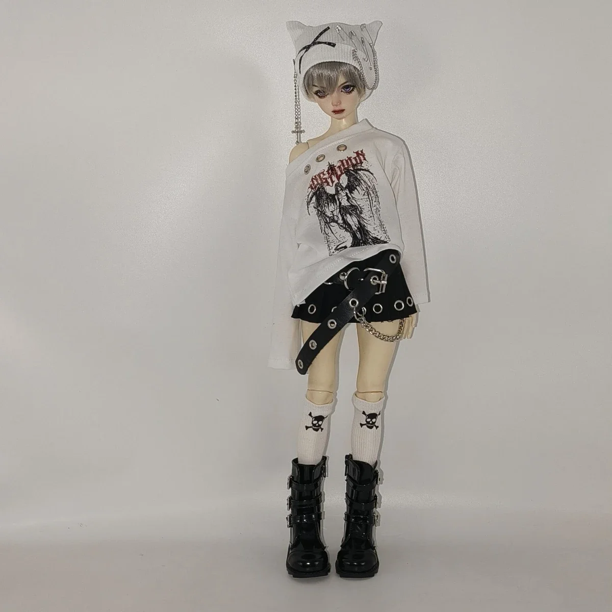 1/4 1/6 人形の服スーツ 45/30 センチメートル Bjd 人形用多用途セット帽子 + トップ + スカート + 靴下女の子のおもちゃままごと人形アクセサリー、人形なし