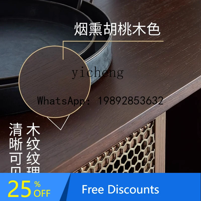

light luxury dining side cabinet simple modern storage living room decorative entrance cabinet foyer retro storage cabinet