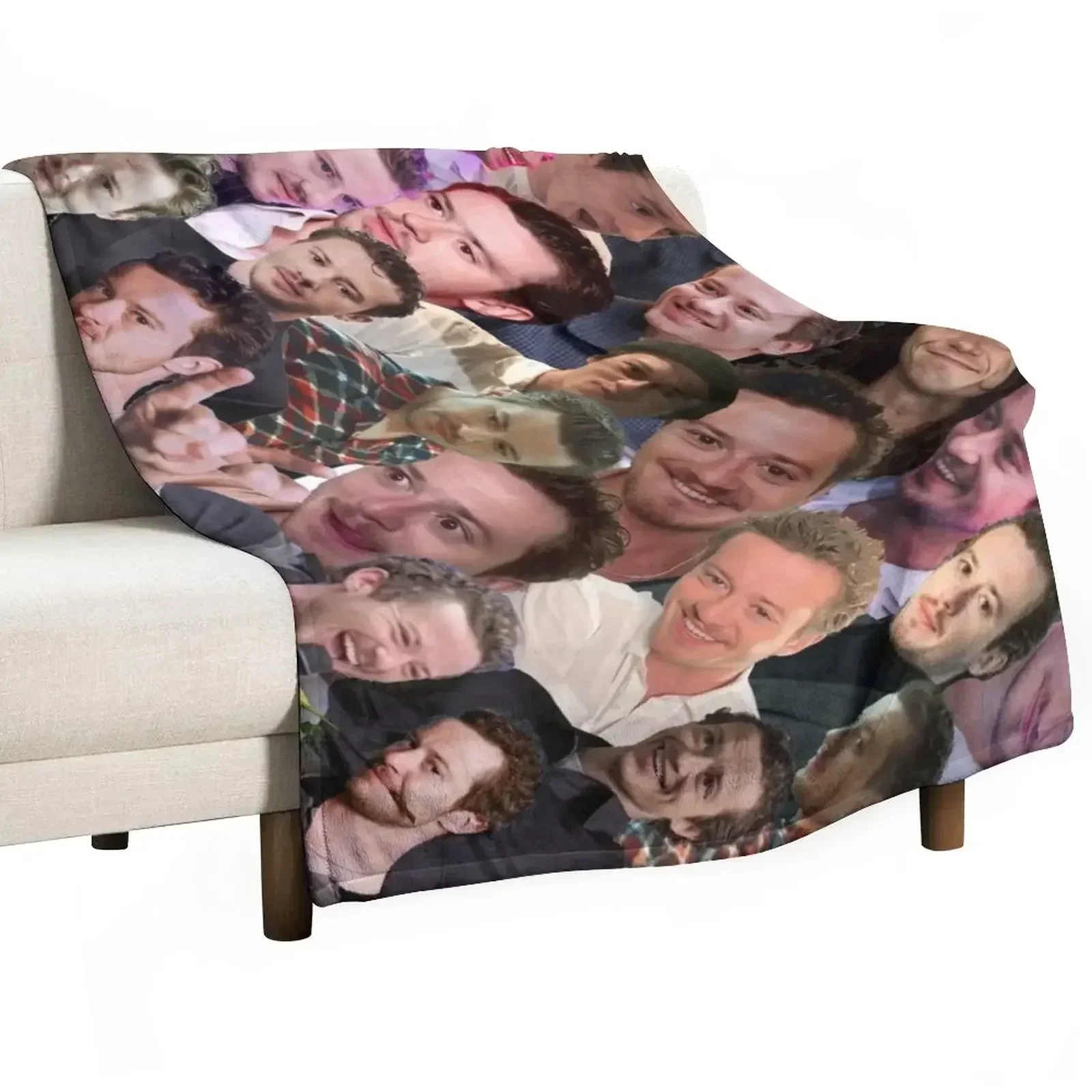 Joseph Quinn Photo Collage Throw Blanket Winter beds Weighted Tourist Kid'S christmas gifts Plaid on the sofa Blankets