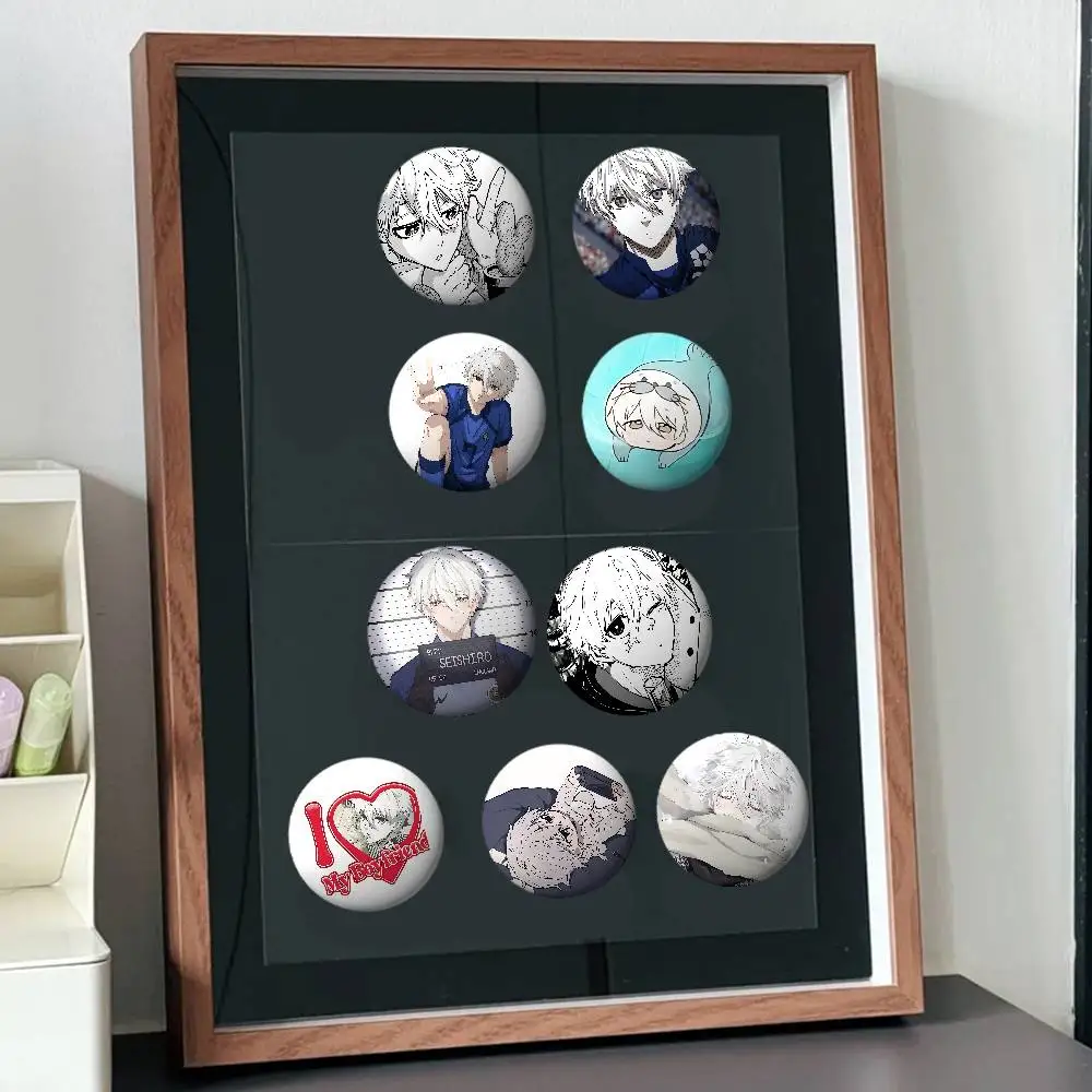 

S-Seishiros Nagis Brooches Stylish Ornament Pins Exquisite Round Badge Bag Accessories Jewelry Gifts