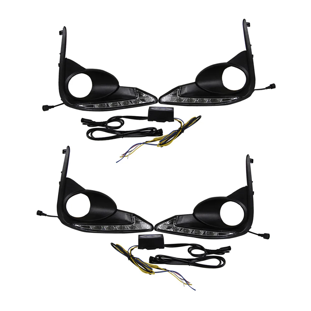 

LED DRL Daytime Running Light Turning Signal Daytime Running Light Fit For Toyota Levin 2017-2018 Fog Lamp