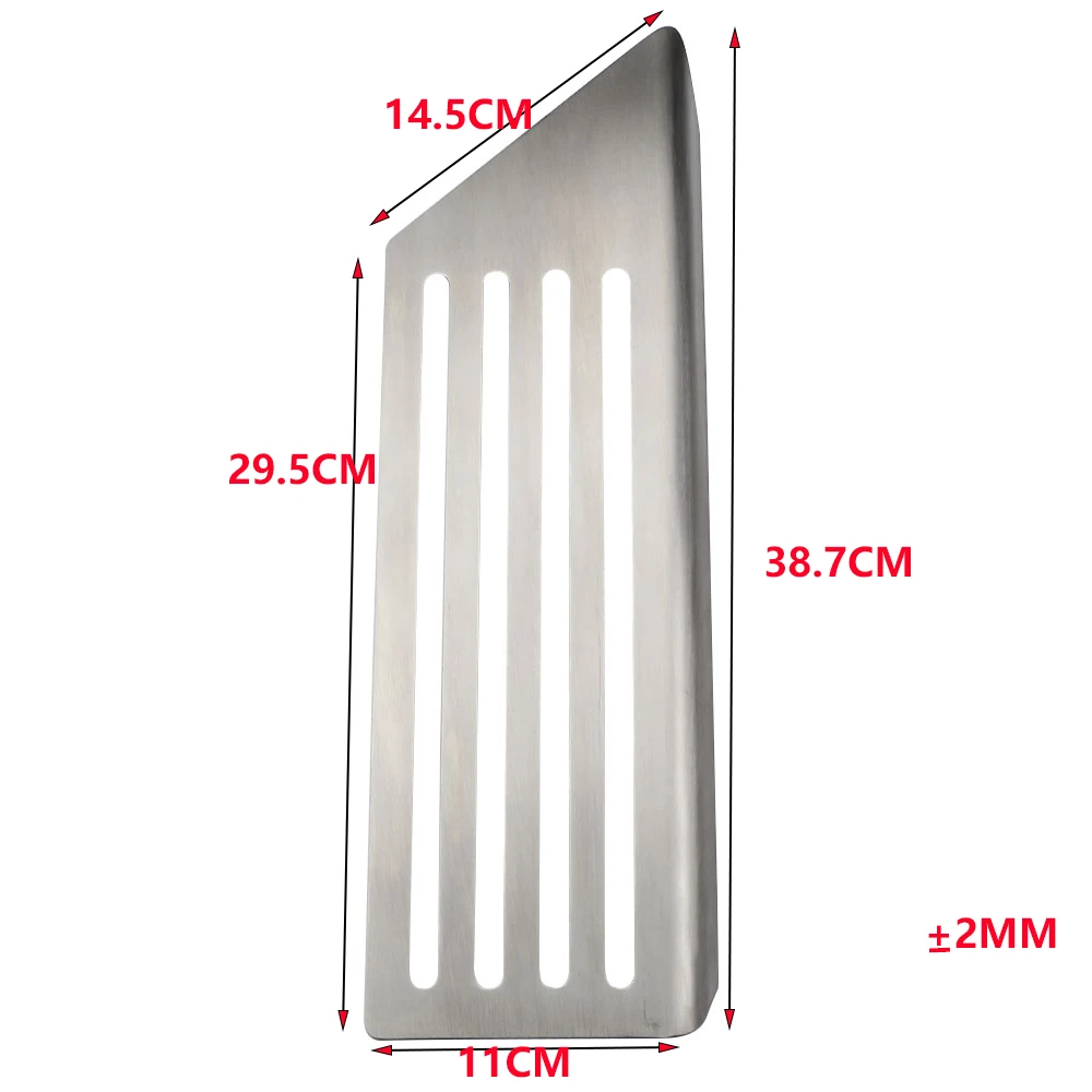 Für Tesla Modell 3 2017-2022 LHD Dead Pedal Abdeckung Fußstütze Pedal Pad Edelstahl Linkslenker Stil Zubehör – Detail 2