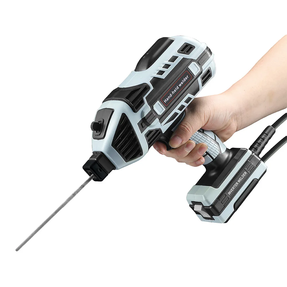 Saldatrice elettrica portatile, saldatore portatile da 110 V con inverter IGBT 5 regolazioni di corrente variabile, pistola per saldatore ad arco