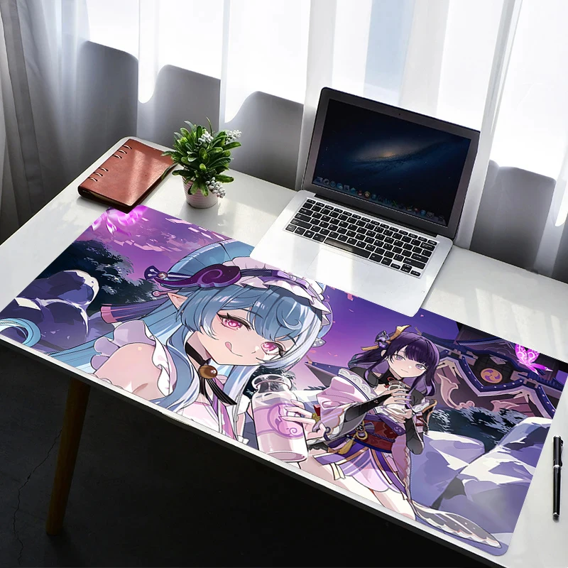 

Mouse Pad Office PC Gaming Accessories Keyboard Pad Anime Print Mousepad Laptop Desk Genshin Impact Yumemizuki Mizuki Mouse Mat