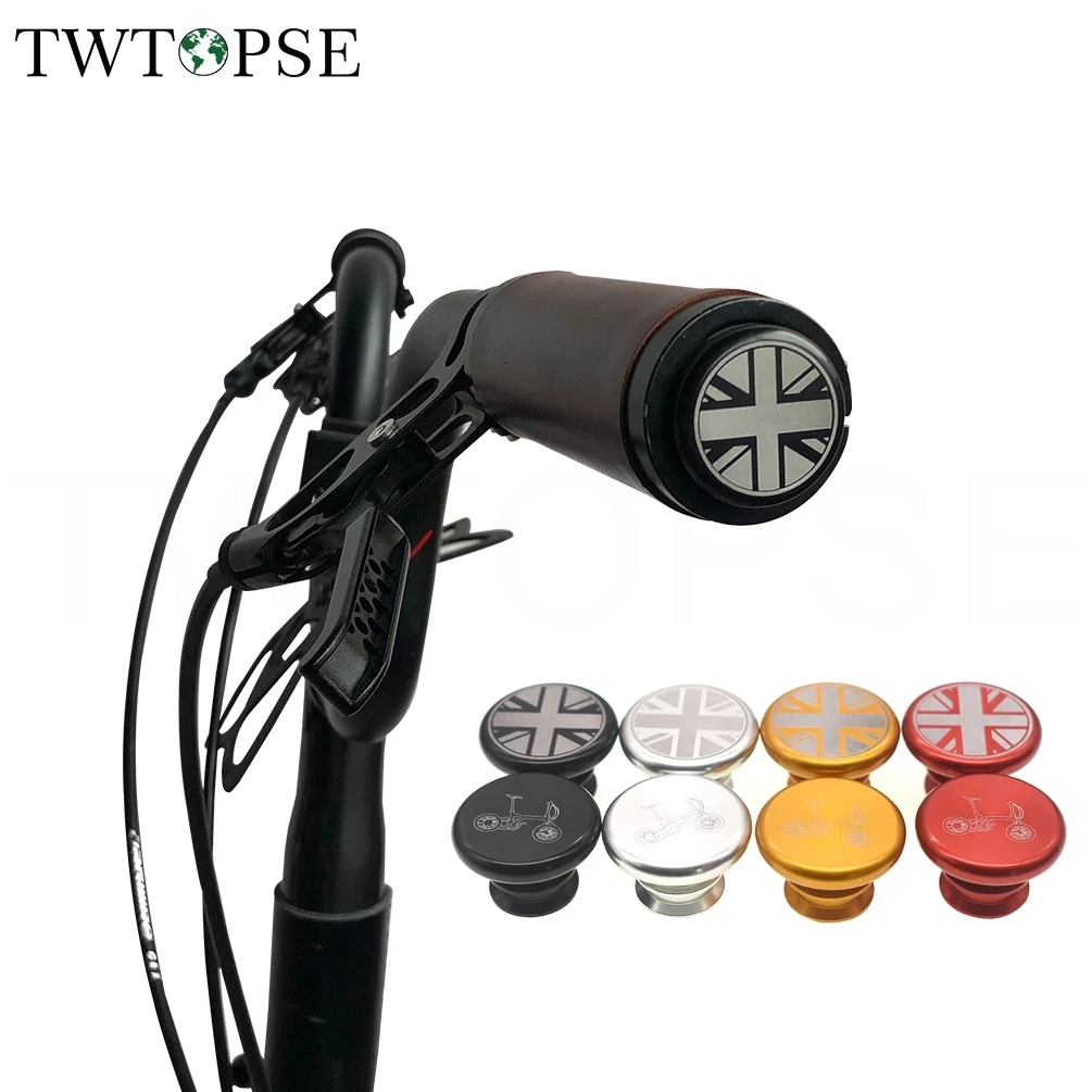 TWTOPSE Bicycle Bike Handlebar Plugs For Brompton 3SIXTY Birdy PIKES Crius Folding Bike Cycling Handle Bar MTB Cap Accessories