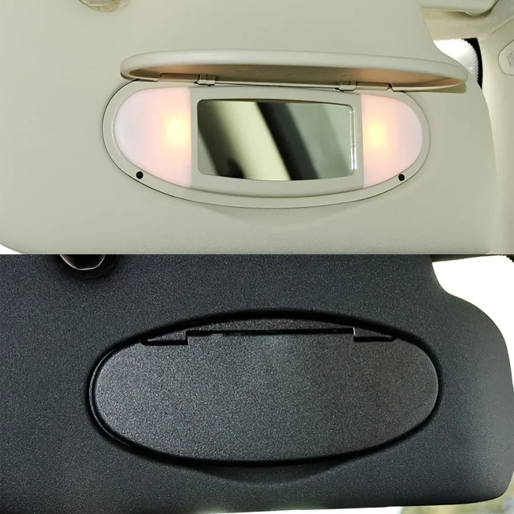 For BMW Mini R50 R55 R56 Car Front Sun Visor Sunshade Makeup Mirror Mini Sunshade Plastic Cover  2007-2014 51167361833