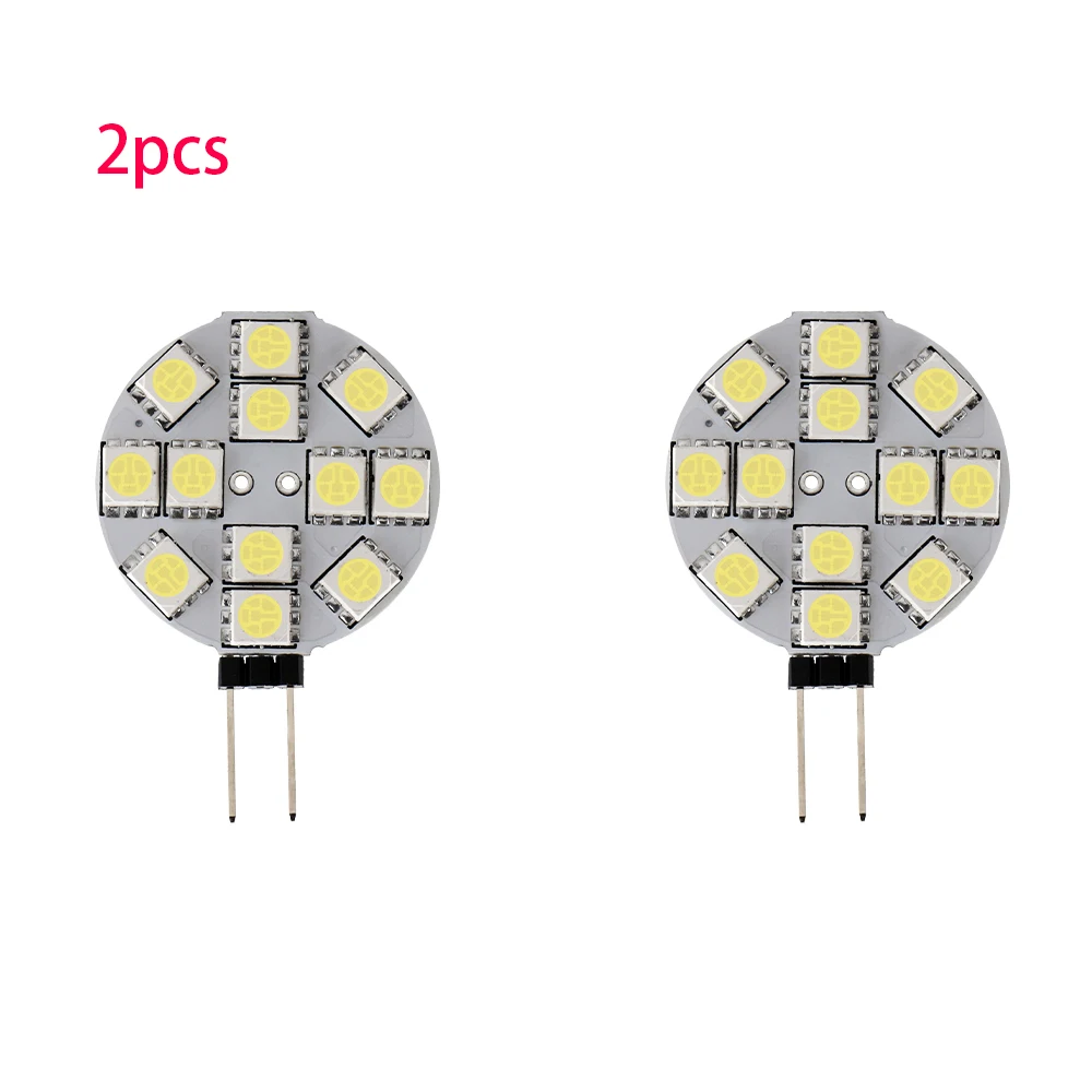 2pcs G4 Socket 5050 SMD Led Bulb on DC 12V Replace Halogen Bi-pin Lamp LED Bulb 1.2W 1.8W 2.4W Warm Cold Led Lights