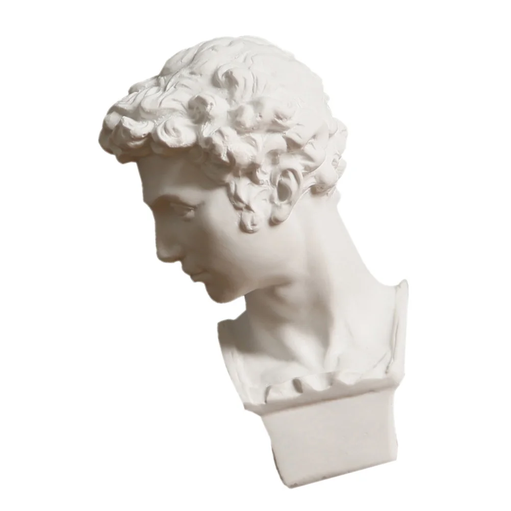 

1Pcs Mini Resin Sculpture Simulated Gypsum Bust Medici Art Sketching Aid Desktop Decoration Home Office Gift