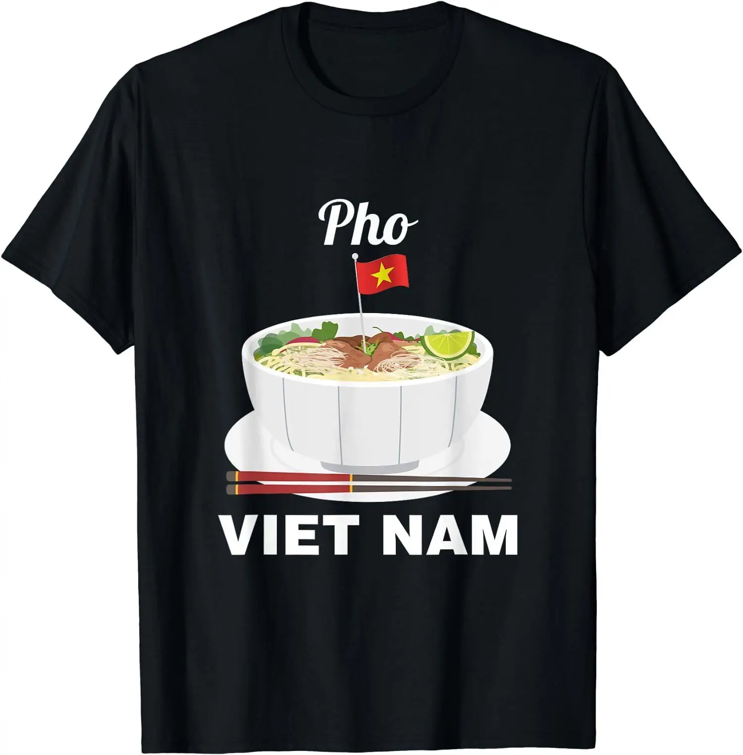 NEW LIMITED Pho Traditional Vietnamese Food Vietnam Flag Nam Dinh T Shirt S 3XL long or short sleeves