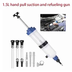 Oil Syringe Pump Syringe Liquid Extractor Pump Automobile Fuel Transfer 1500Ml Large Capacity For Brake Fluid Engine Cooolant