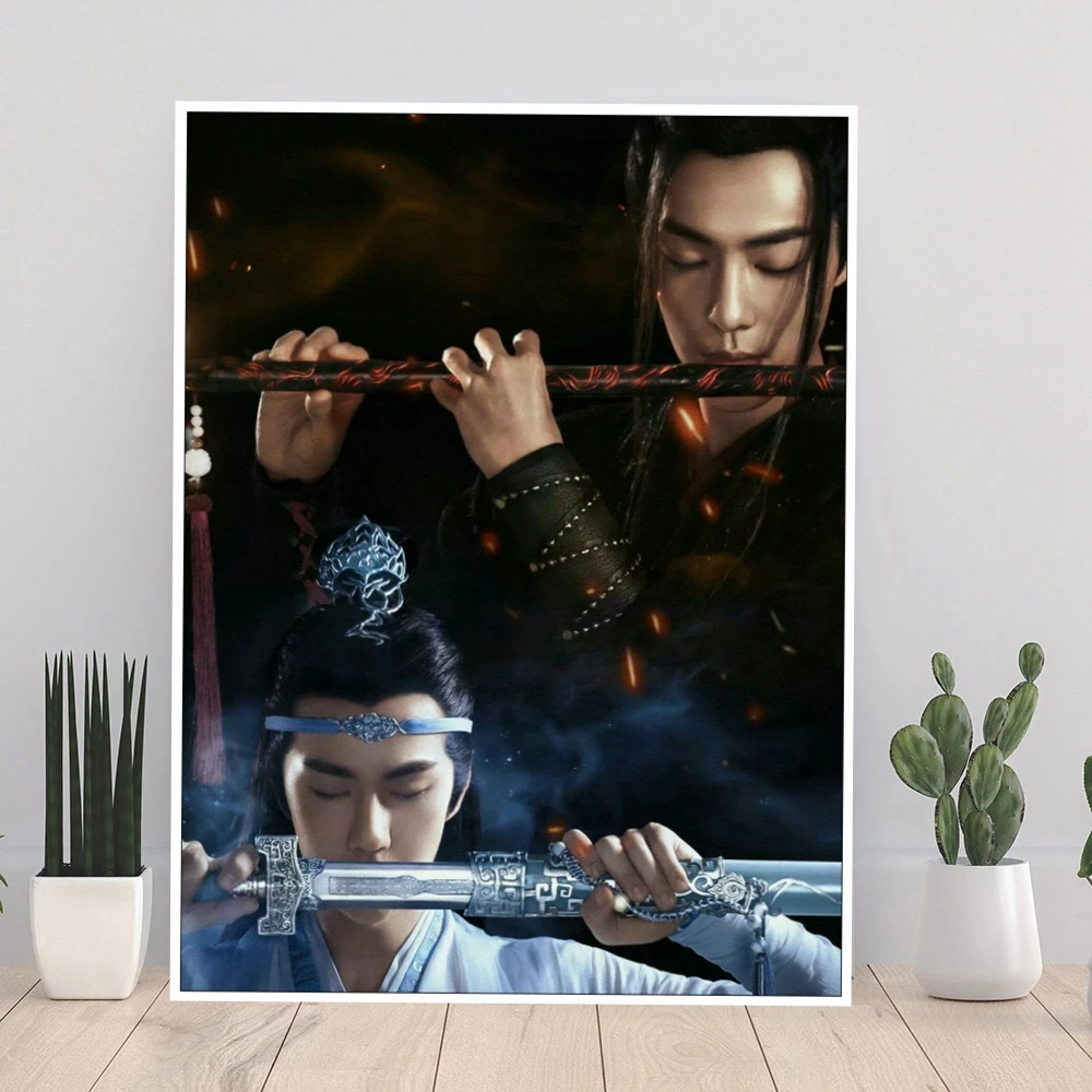 Haft 5D AB Diamond Painting The Untamed Chen Qingling Poster Wei Wuxian Mosaic Cross Stitch Kit Art For Wall Decoration