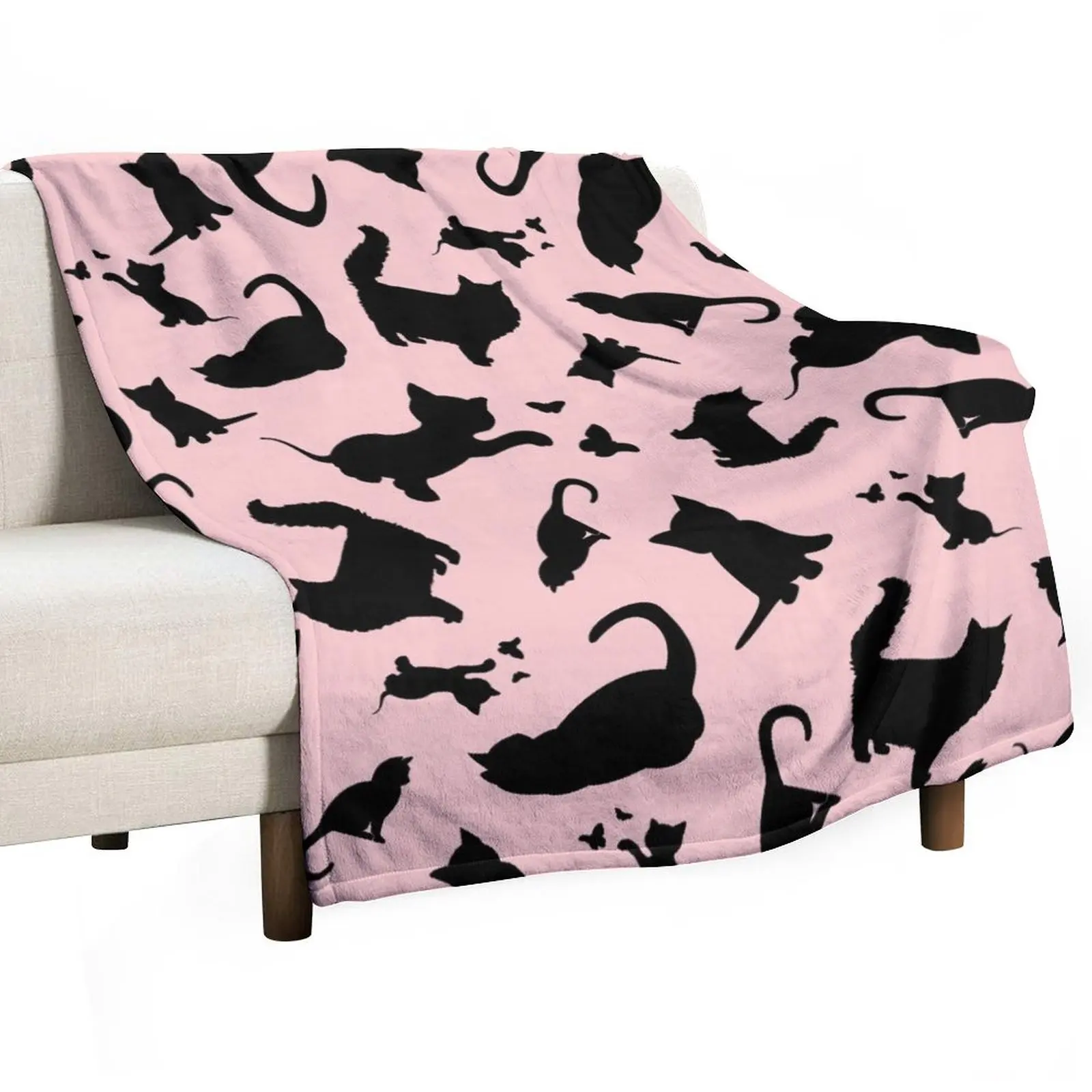 

Crazy Cat Lady Throw Blanket Kid'S anime Blankets