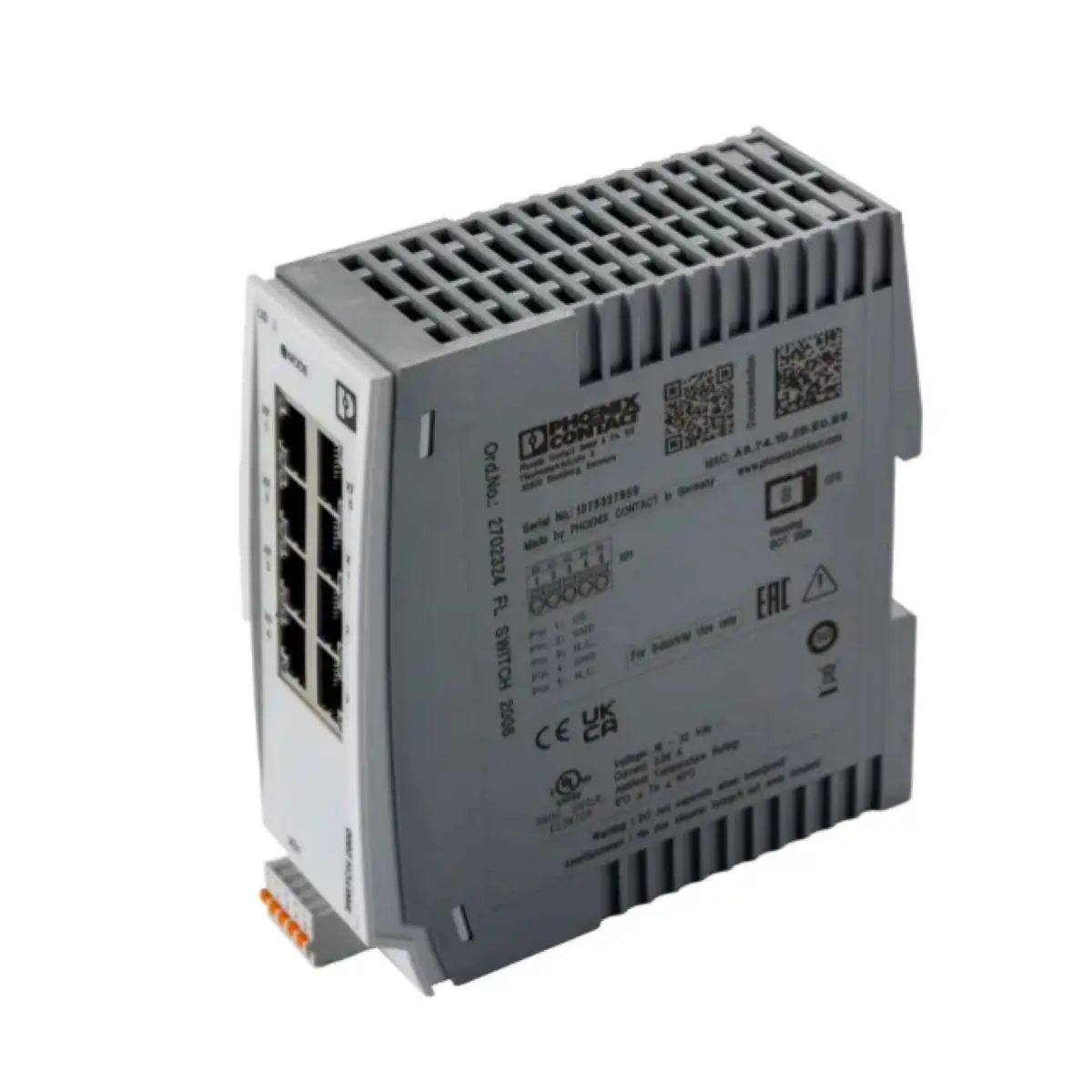 Industrial Ethernet Switch 2702324 FL SWITCH 2008