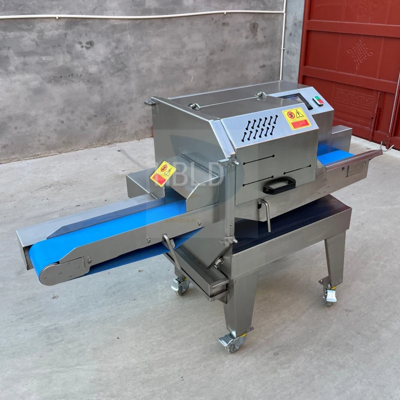

Multifunctional 304 Stainless Steel Adjustable Meat Cutting Machine for Cooked Meat Bacon And Sausage Slicing