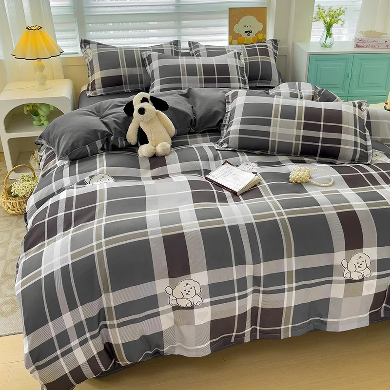 4-piece bedding set comforter set Soft and comfortable for be suited to four seasons Suitable for the room dormitory