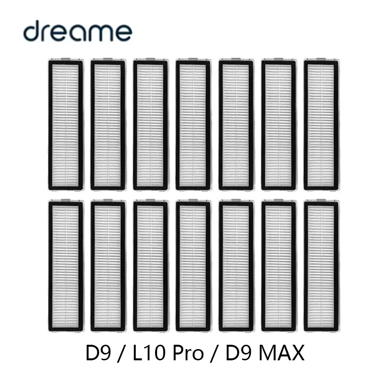 Сменные детали для робота-пылесоса Xiaomi Dreame D9, моющийся фильтр НЕРА, тряпка, боковая щетка, Чистящая салфетка