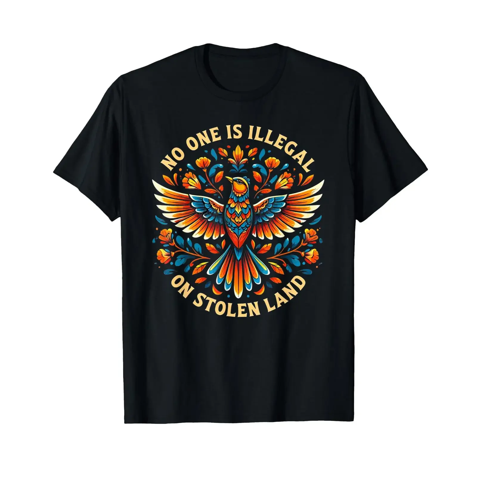 Know One is Illegal On Stolen Land Native Americans Vintage T Shirt vintage Washed Comfortable graphic Unisex