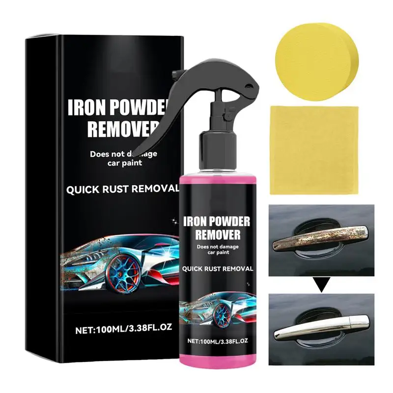 

Universal Car Anti-Rust Remover 100ML Motorcycle Exhaust Pipe Anti-rust Cleaner Auto Rust Cleaning Spray With Sponge And Towel