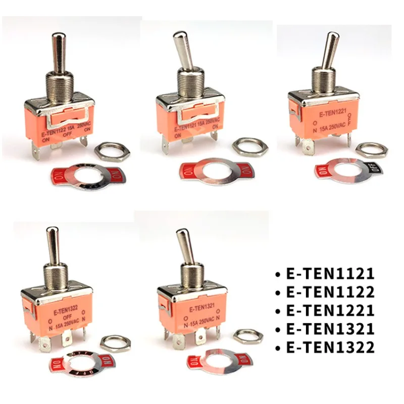 Button switch rocker arm twist toggle switch E-TEN1021/1322/1321/6-pin 2nd/3rd gear button