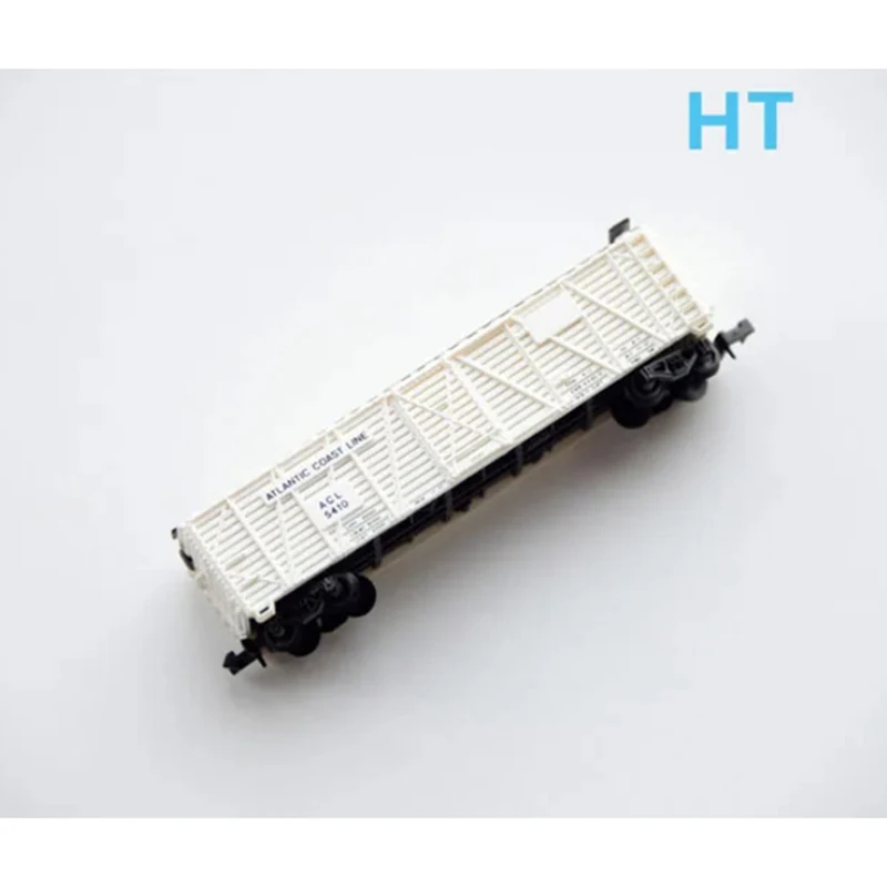 Diecast N Scale 1/160 MP 40-foot White MKT Boxcar Train Model Sand Table Display Adult Collection Souvenir Gift Toys