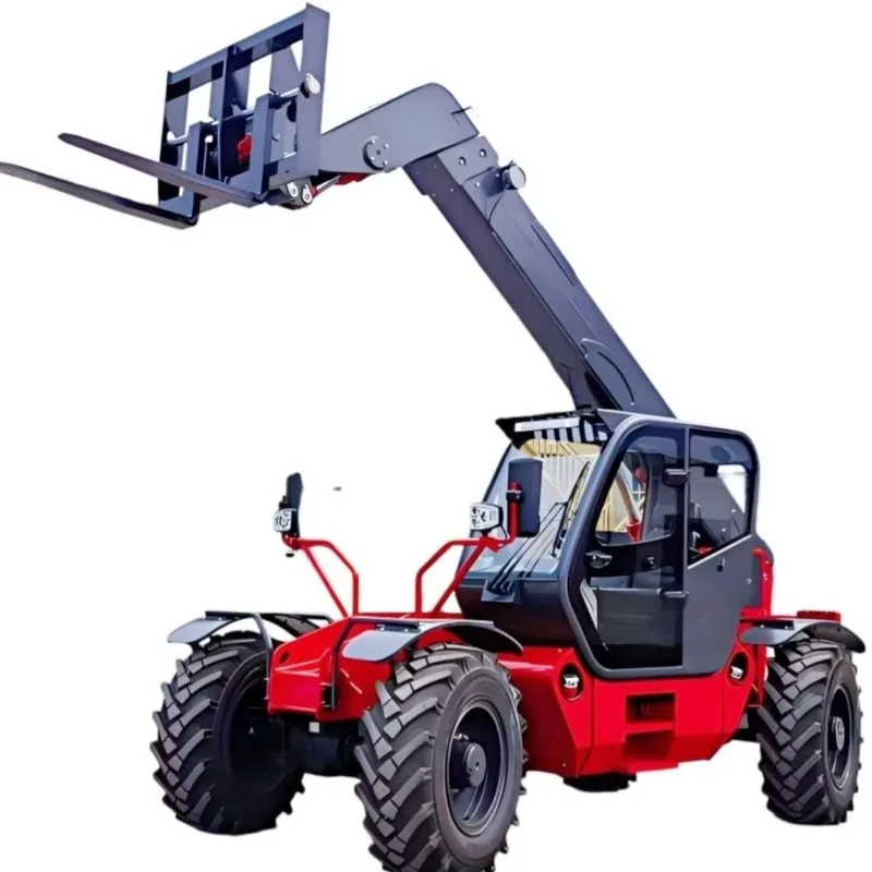 China 1.5T Telescopic Boom Handler Small Telehandler Forklift 4x4 Agriculture Reach Truck CE Certified Lift Machine for Sale
