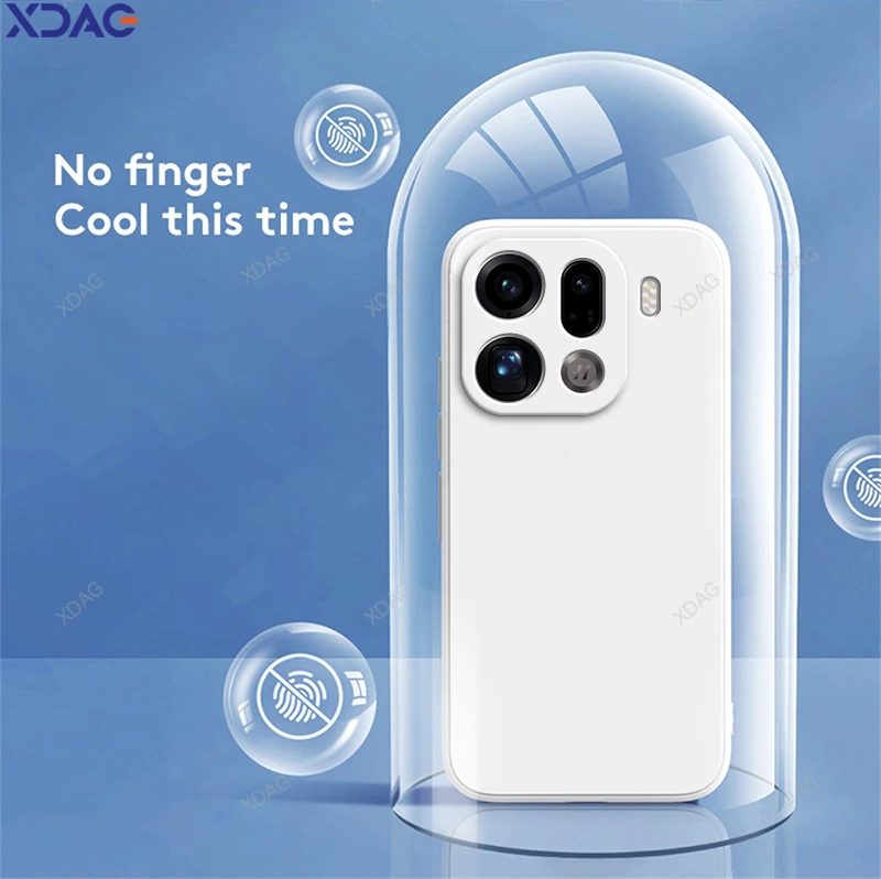 حافظة هاتف من السيليكون السائل لهاتف OPPO Find X9/X9 Pro 5G غطاء خلفي أنيق مربع الحلوى الناعمة واقي كلاسيكي بحافة مستقيمة كابا