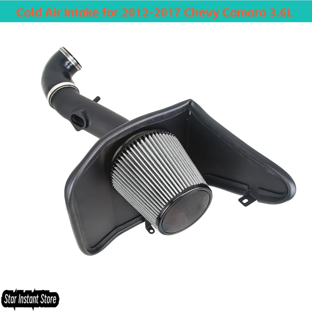 

High Performance Cold Air Intake for 2012-2017 Chevy Camaro 3.6L V6 LLT Engine - Fits All Trims LS LT