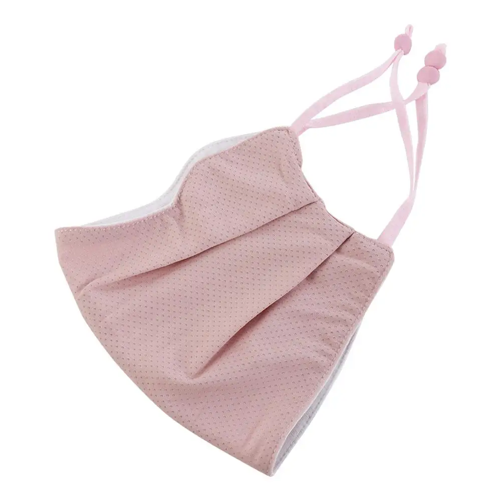 

Cycling Sports For Women Mesh Sun Protection Solid Color Summer For Girl Face Scarf Face Cover Sunscreen Mask Ice Silk Mask